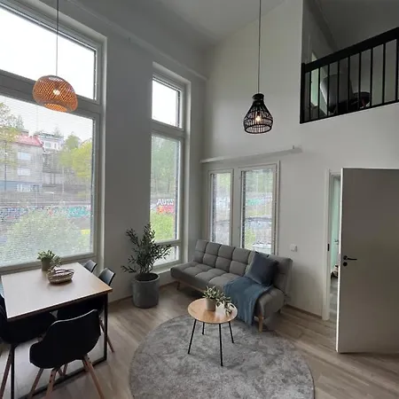 Cosy Loft With Glazed Balcony