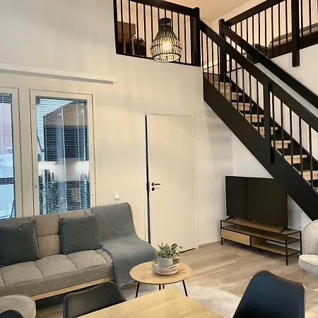 Cosy Loft With Glazed Balcony